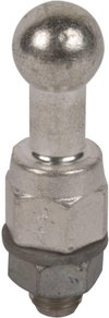 Kugelfestpunkt D 25mm gerade m. Gewinde- bolzen Mutter u. Scheibe M16x26mm