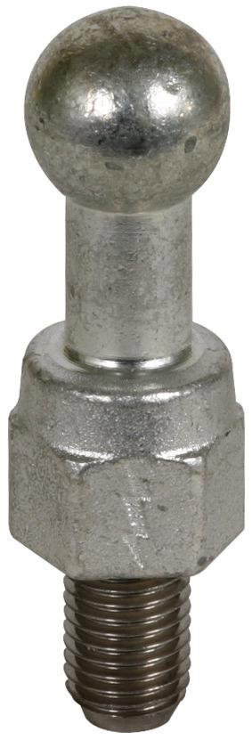 Kugelfestpunkt D 25mm gerade m. Gewinde- bolzen M16x25mm