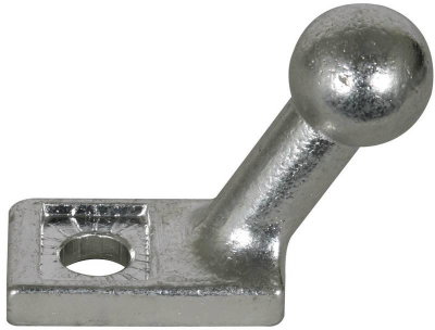 Kugelfestpunkt D 20mm schraeg m. Anschlusslappen 45x30x9mm