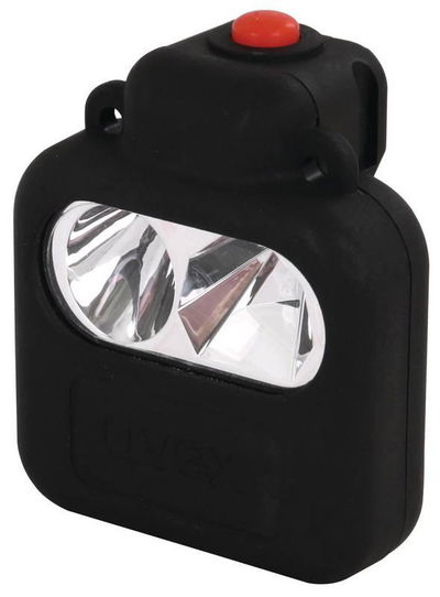 LED-Helmlampe fuer Elektriker-Schutzhelm ESH U mit 4 Schaltstufen, Schutzart IP67