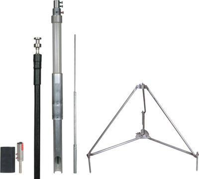 HVI-Leitung D 20mm Cu mit Stuetzrohr L 3200mm FS L 2500mm und Stativ -SET-