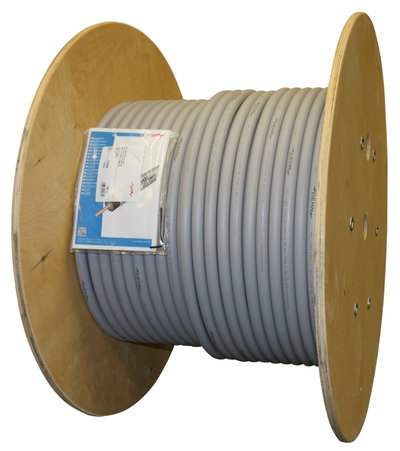 HVI light plus Leitung D 21 MM grau FIX-Laenge EW-TR 100m