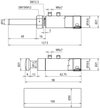 Anschlussset f. HVI light plus Leitung D 21 mm mit 2 Anschlussteilen, fuer Rohrinnenverlegung