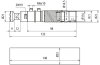 ISO Anschlusselement Rohrinnenverlegung fuer Isolationspruefung HVI light plus