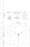 Fangmast fuer HVI light plus -SET- D 40 mm L 2700 mm R 320 mm