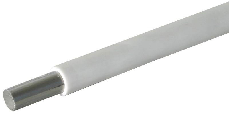Runddraht 8mm AlMgSi weich Ringlaenge 100m +/-5% m. K.-Mantel halogenfrei