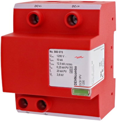 Kombiableiter DEHNcombo YPV fuer Photovoltaik-Systeme bis 1200V DC