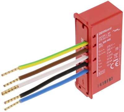 Ueberspannungsableiter Typ 2 DEHNcord 3-polig fuer Elektroinstallationssysteme