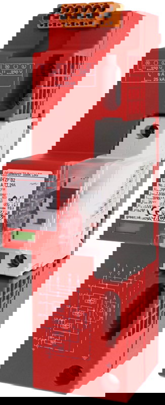 Kombi-Ableiter Typ1+2+3 DEHNshield ZP + LS Basic 2 LSG fuer TT und TN-S-Systeme