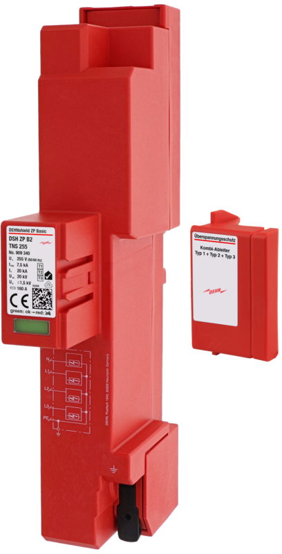 Kombi-Ableiter Typ1+2+3 DEHNshield ZP Basic 2 fuer TN-S-Systeme