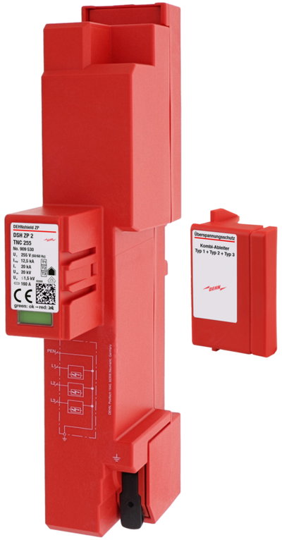 Kombi-Ableiter Typ1+2+3 DEHNshield ZP 2 fuer TNC-Systeme