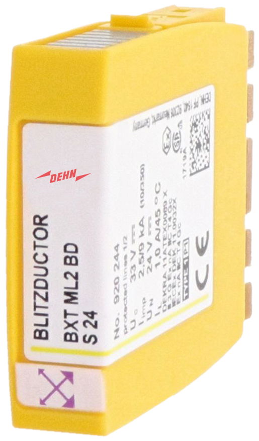 Kombiableiter-Modul fuer 1 Doppelader BLITZDUCTOR XT mit LifeCheck