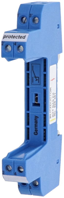 Basisteil 4-polig zur Aufnahme eines Ableitermoduls BLITZDUCTOR XT Ex(i)