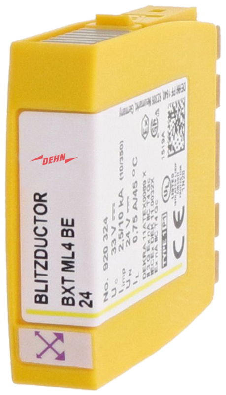 Kombiableiter-Modul fuer 4 Einzeladern BLITZDUCTOR XT mit LifeCheck