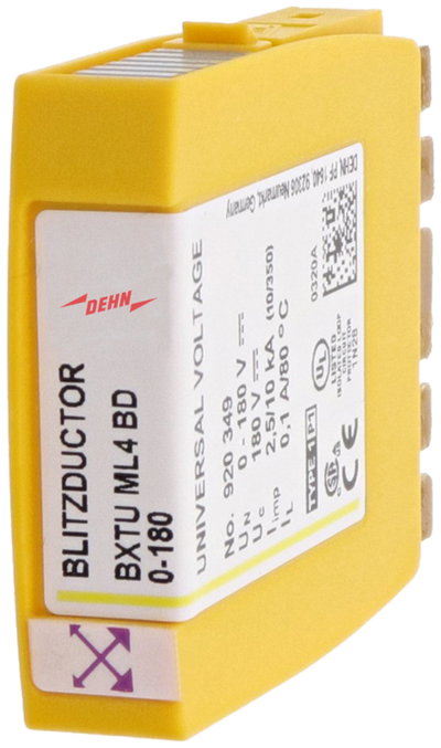 Kombiableiter-Modul fuer 2 Doppelader BLITZDUCTOR XTU mit actiVsense Technologie