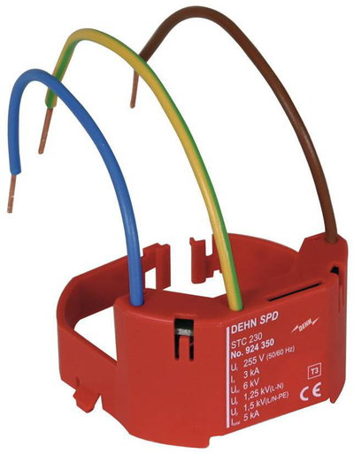 Ueberspannungsableiter Typ 3 STC-Modul fuer Schukosteckdose