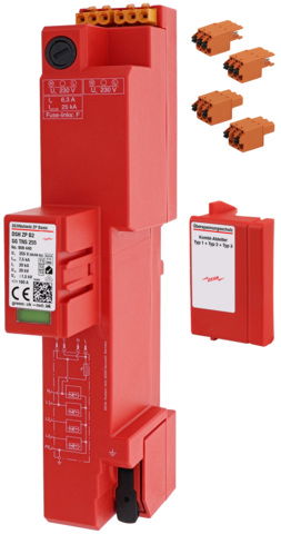 Kombi-Ableiter Typ1+2+3 DEHNshield ZP Basic 2 SG für TN-S-Systeme