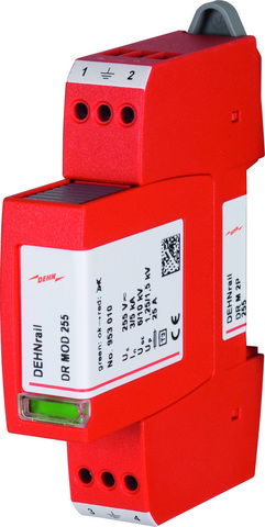 Überspannungsableiter Typ 3 DEHNrail M 2-polig 255V für Industrieelektronik