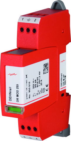 Überspannungsableiter Typ 3 DEHNrail M 2-polig 255V für Industrieelektronik