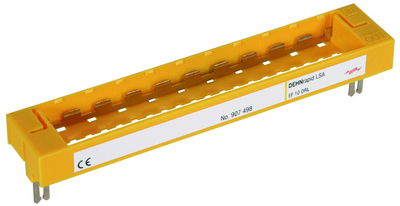 Erdungsrahmen zur Montage von 10 DEHNrapid LSA-Schutzstecker