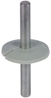 Tropfwasser-Schutzscheibe K-grau geschlitzt  D 37mm H 4,7mm B 7,5mm