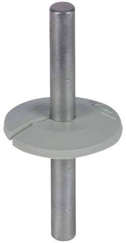 Tropfwasser-Schutzscheibe K-grau geschlitzt  D 37mm H 4,7mm B 7,5mm