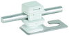 Dachleitungshalter f. Wellplattendächer Profil 5/8 m. DEHNsnap 8mm NIRO/K-grau