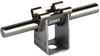 Leitungshalter DEHNgrip NIRO f. Rd 8mm H 20mm m. Befestigungsbohrung 7,8mm