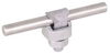 KS-Verbinder St/tZn-ZG f. Rd 7-10mm einteilig m. Federring