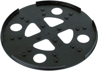 Unterlegplatte Kunststoff D 280mm schw.