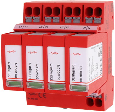 Ueberspannungsableiter Typ 2+3 DEHNguard MP 4-polig Uc 275V TN-S