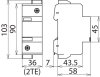 Ueberspannungsableiter Typ 2 DEHNguard 1-polig Uc 1000V AC