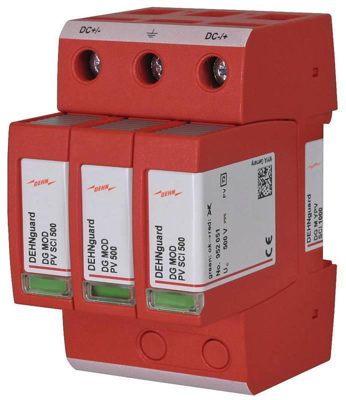Ueberspannungsableiter Typ 2 DEHNguard M Mehrpolig fuer PV-Anlagen bis 1000V DC