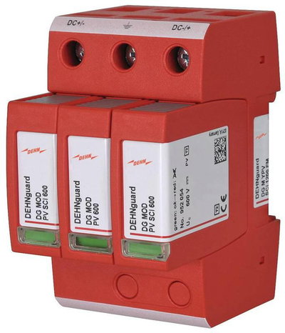 Ueberspannungsableiter Typ 2 DEHNguard M Mehrpolig fuer PV-Anlagen bis 1200V DC