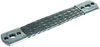Überbrückungsband Al 50mm²  L 180mm m. Bef.-Bohrungen 1x10,5  2x6,5mm