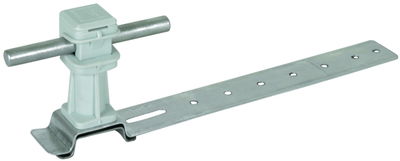 Dachleitungshalter DEHNsnap Al/K-grau H 36mm Rd 8mm m. Strebe L 205mm
