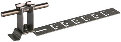 Dachleitungshalter UNIgrip NIRO H 32mm Rd 8mm m. geprägt. Strebe L 205mm