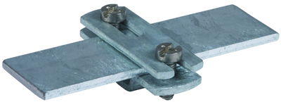 Flachbandhalter f. Fl 30mm St/tZn m. Langloch 6,5x16mm