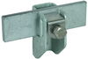 Flachband-Rundleitungshalter St/tZn f. Fl...11mm Rd 6.10mm Wandabstand 11mm