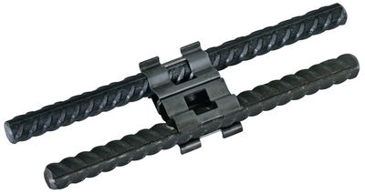 DEHNclip Bewehrungsklemme St/blank für Rd 8 mm / Rd 8 mm