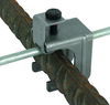 Druckbügelklemme MAXI St/blank für D 20-32mm oder Fl 40x4-5mm