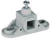 Schienenbock f. PA-Reihenklemm- schiene 10x10mm  K-grau