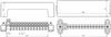 Potentialausgleichschiene m. Abdeckung 13x 2,5-25mm² 1x 16-95mm²