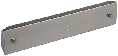 Abdeckung f. PA-Schiene NIRO m. 6 Anschlüssen