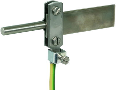 Anschlußklemme f. Ring-PA   NIRO f. Rd 8-10/Fl 30mm   Anschl. 2,5-95mm²