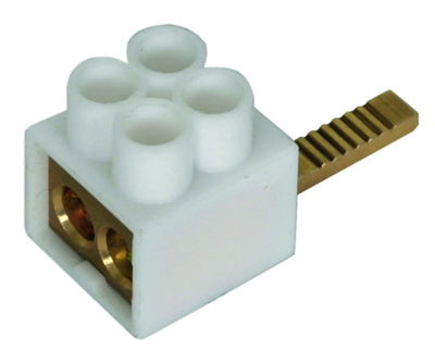Stiftanschlussklemme 2x16mm² zur Durchgangsverdrahtung