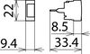 Überspannungsableiter DEHNrapid LSA Schutzstecker für 1 Doppelader Un 24V