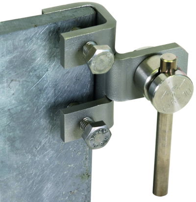 Anschlussklemme  senkrecht NIRO f. Profile 3-18mm m. KS-Verbinder