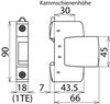 Überspannungsableiter Typ 2 DEHNguard S 1-polig Uc 275V AC