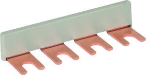 Kammschiene / Modularverdrahtungssystem einphasig, 4-polig,  Kupfer 16mm²